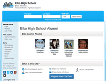 Tablet Screenshot of elkohighschool.org